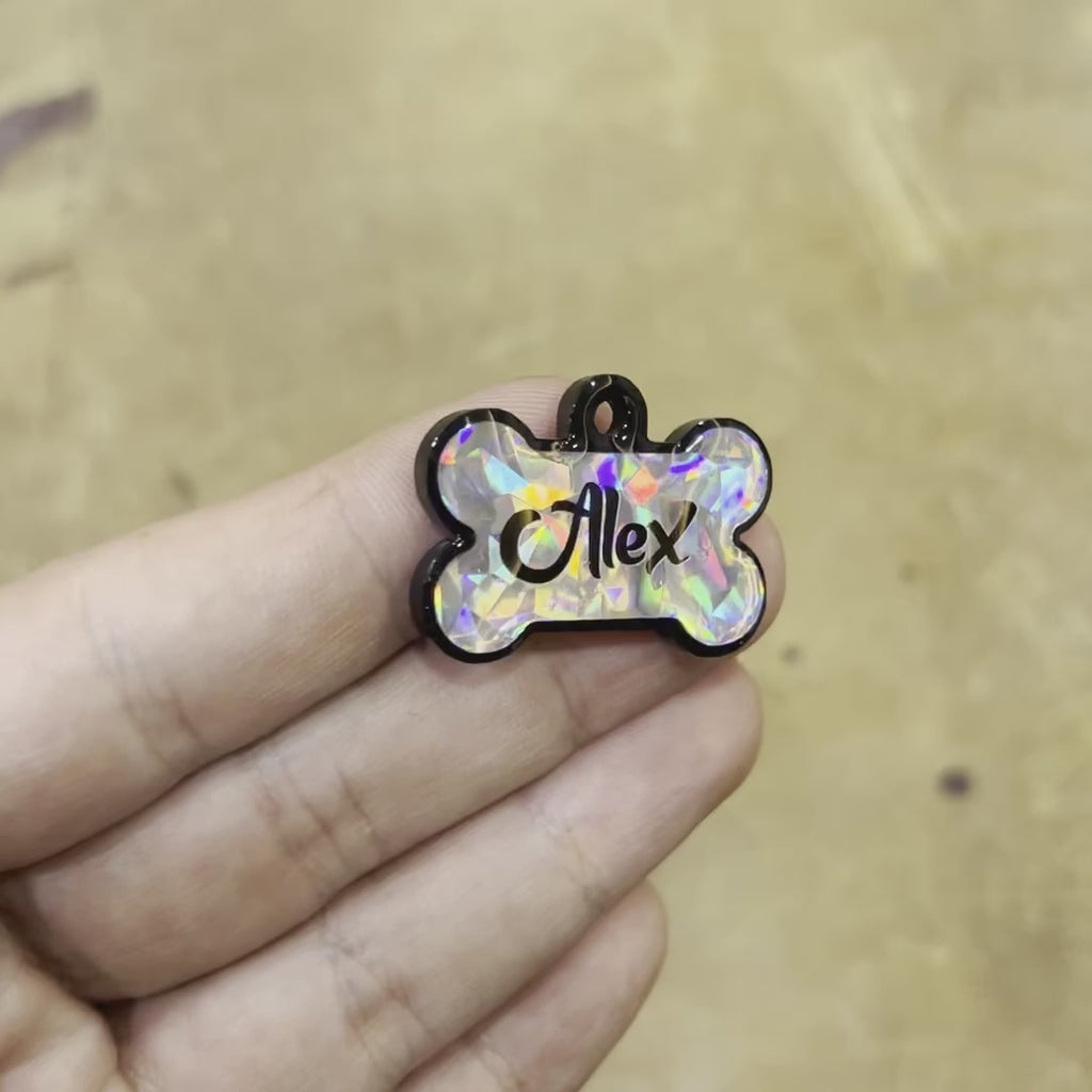 Gri Hologram Kemik | İsimlik