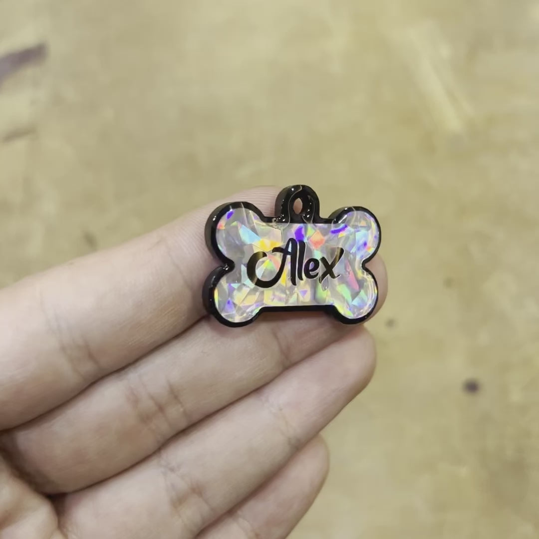 Gri Hologram Kemik | İsimlik