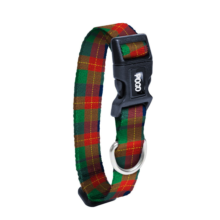 Red Green Plaid | Köpek Tasması