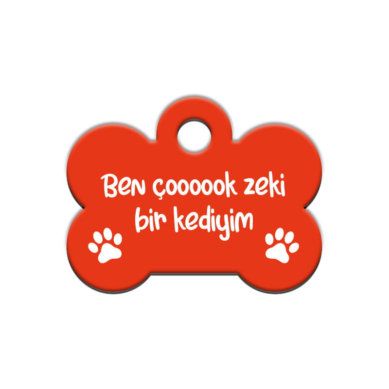 Zeki Kedi | Kedi Künyesi - Evcil hayvanlar için mükemmel bir ürün.
