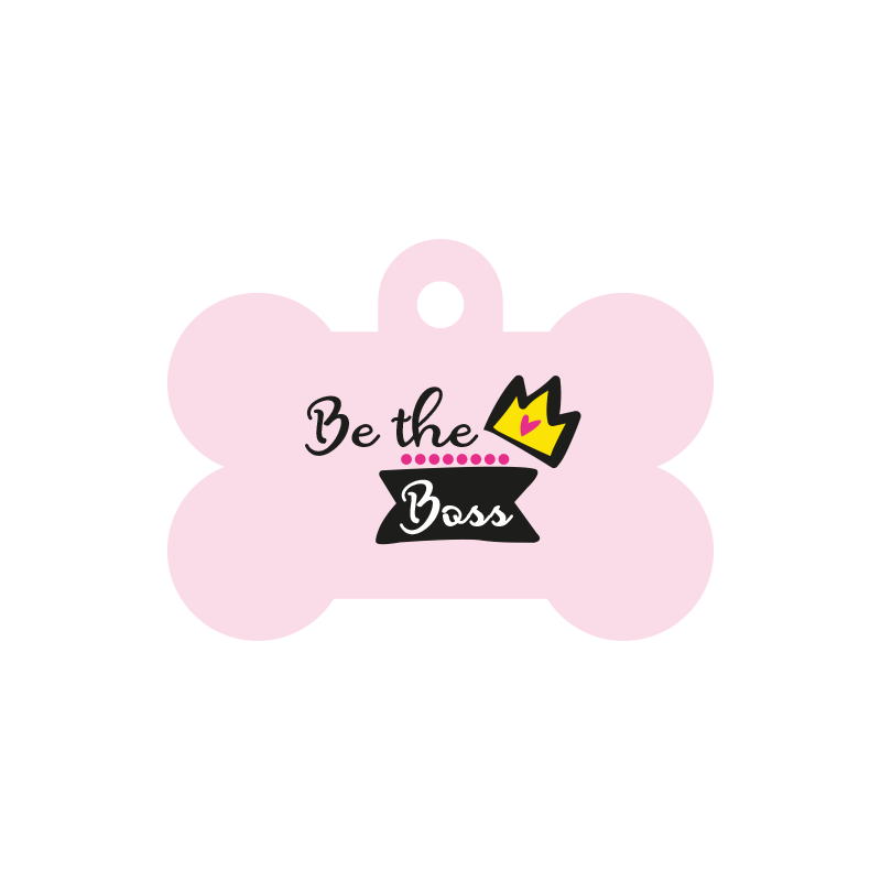Be The Boss Kemik | Kedi Köpek İsimlik TF TagsForever