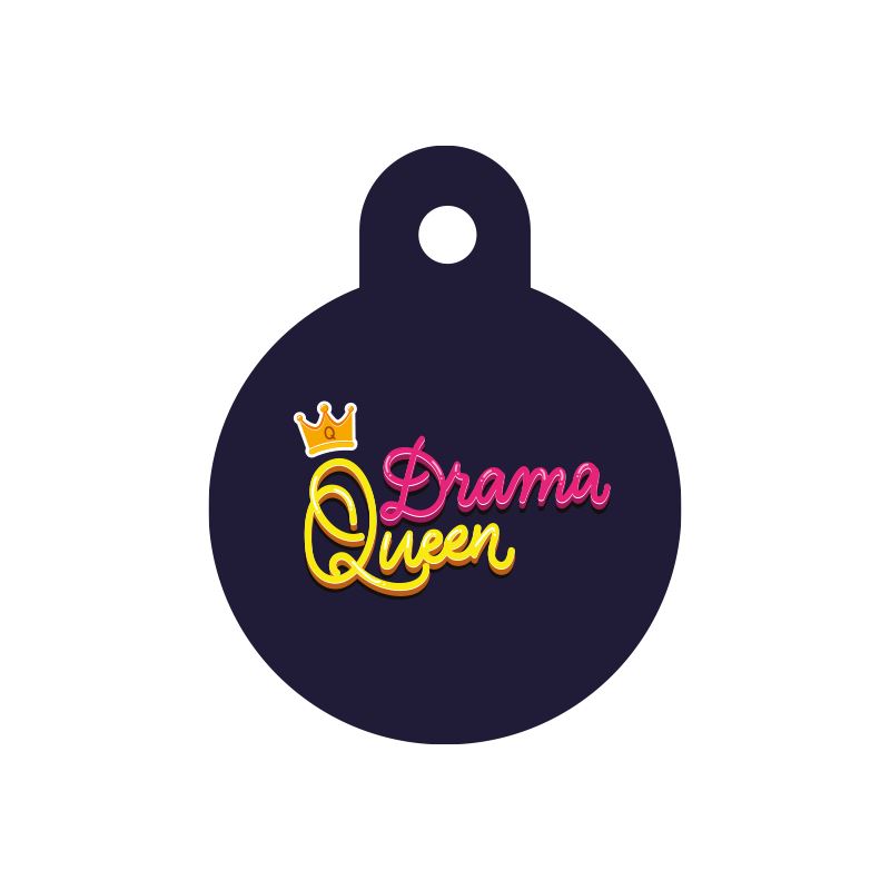 Drama Queen Yuvarlak TF TagsForever