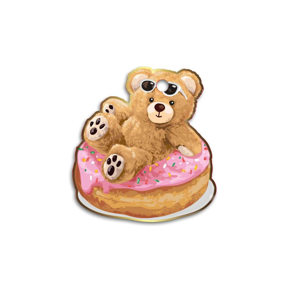 Donut Ayıcık | İsimlik - Evcil hayvanlar için mükemmel bir ürün.