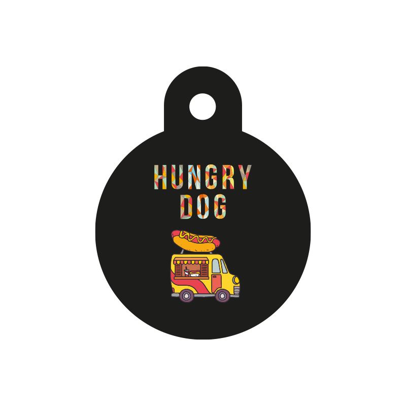 Hungry Dog Yuvarlak TF TagsForever