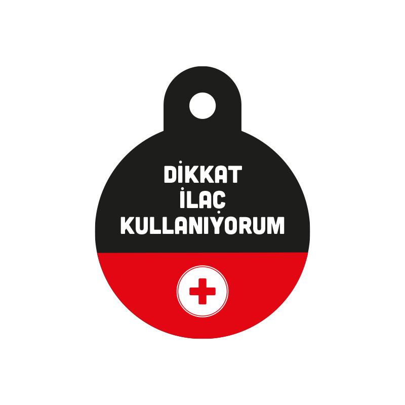 İlaç Kullanıyorum TF TagsForever Ürün ana görseli