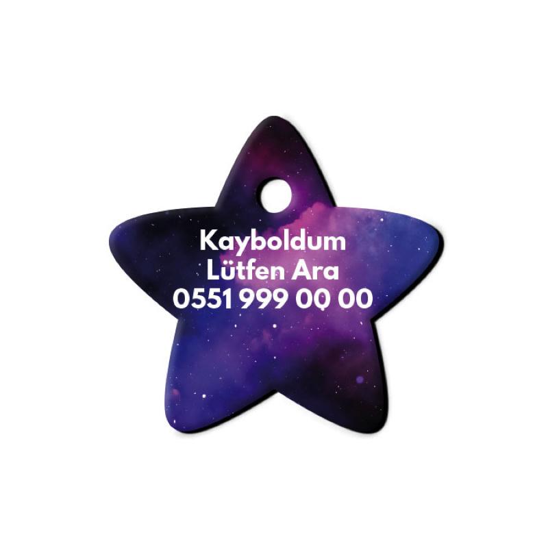 Uzay Desenli 2 Yıldız TFX TagsForever